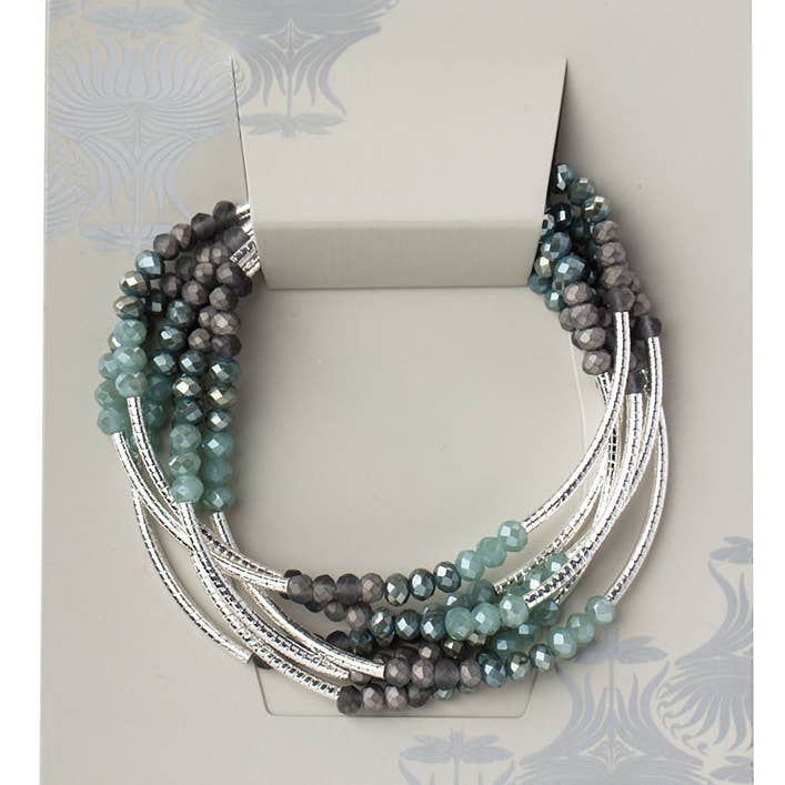 Scout Wrap: Marine/Silver for wholesale by Scout Curated Wears