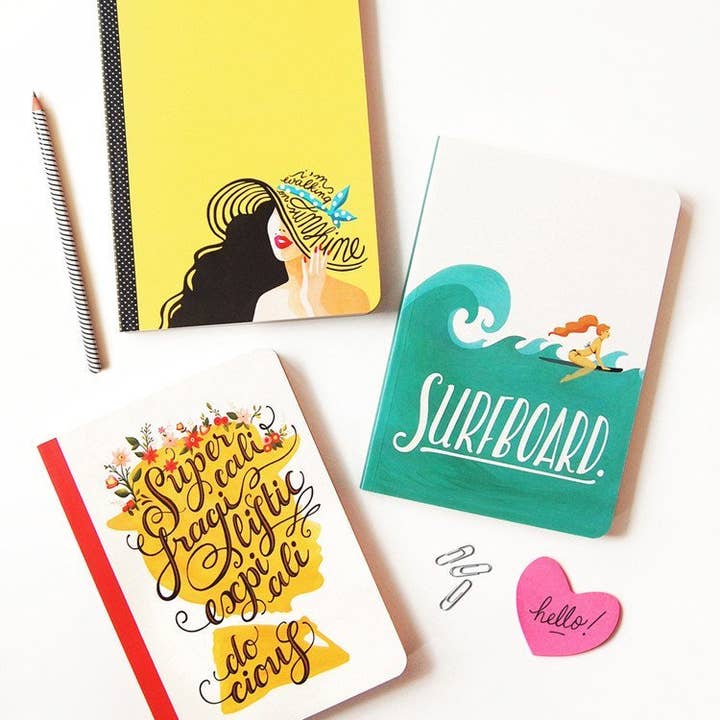 Draw Me a Song - Wholesale Notebook - Surfboard Notebook2