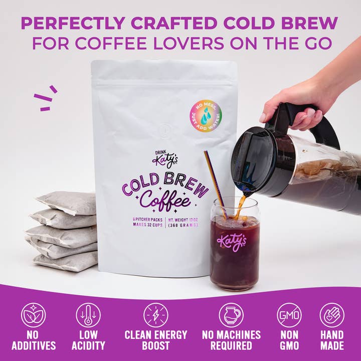 Drink Katy's® - Wholesale Coffee Beans - Cold Brew Pitcher Packs (6)1