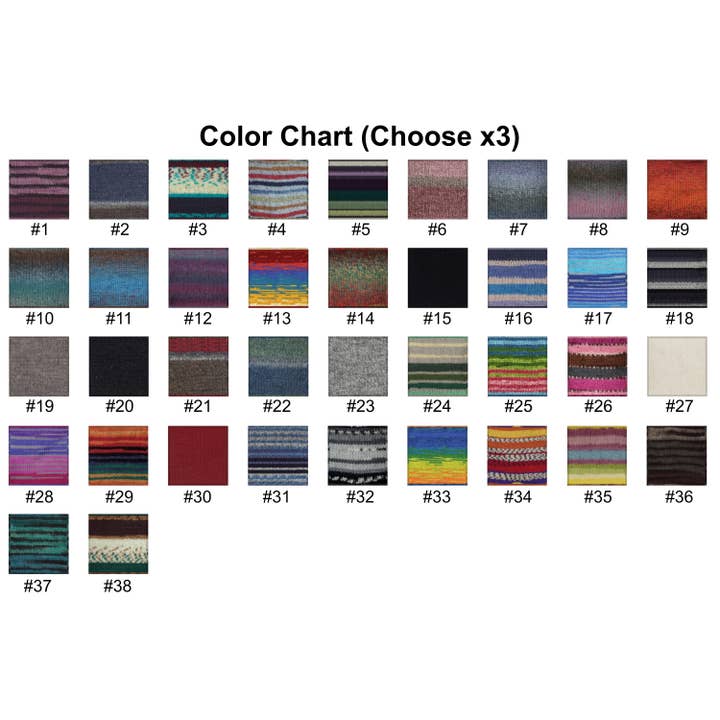 BeeGreen & CraftsPlannersPlus - Wholesale Knitting/Crochet Supplies - DIY Kit to Knit x3 Pairs of Fingerless Gloves (Visual Knit)2