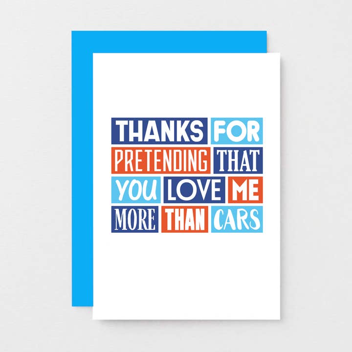 Love Card | More Than Cars for wholesale by SixElevenCreations