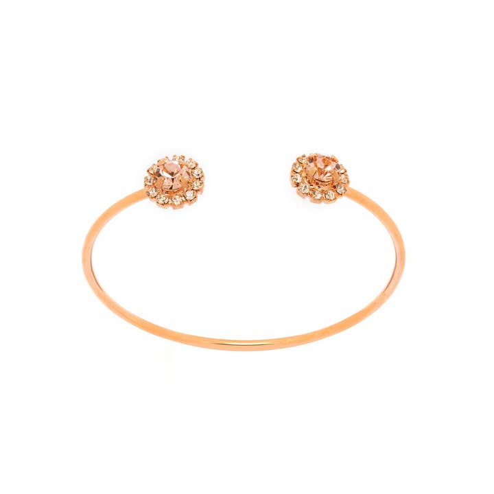 Bracciale Parigi Polsino Chiaro di Luna Rosa Vintage per la vendita all'ingrosso da parte di French Attic