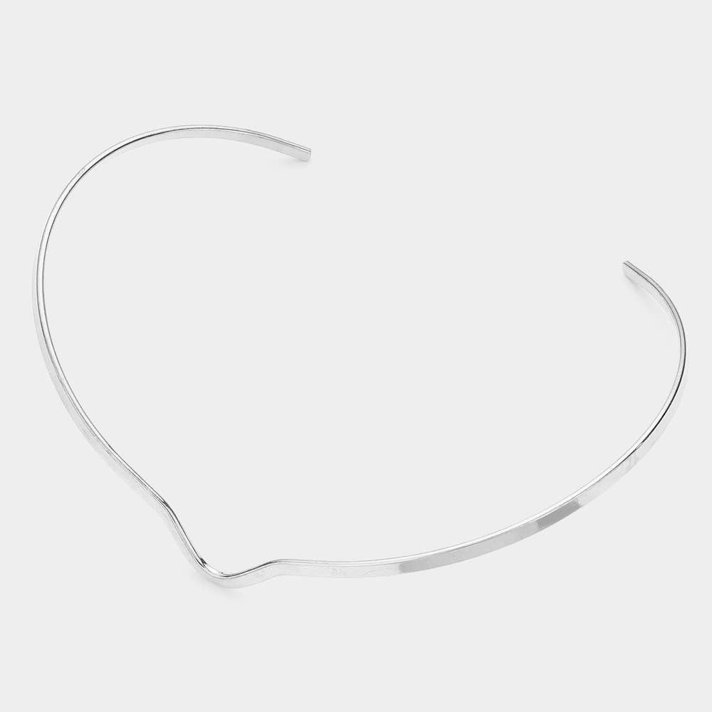 Sensibling Corp. - Wholesale Choker/Collar - V Shaped Metal Open Choker Necklace1