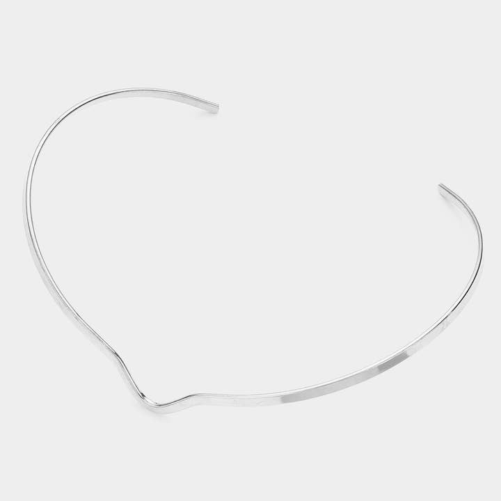 Sensibling Corp. - Wholesale Choker/Collar - V Shaped Metal Open Choker Necklace1