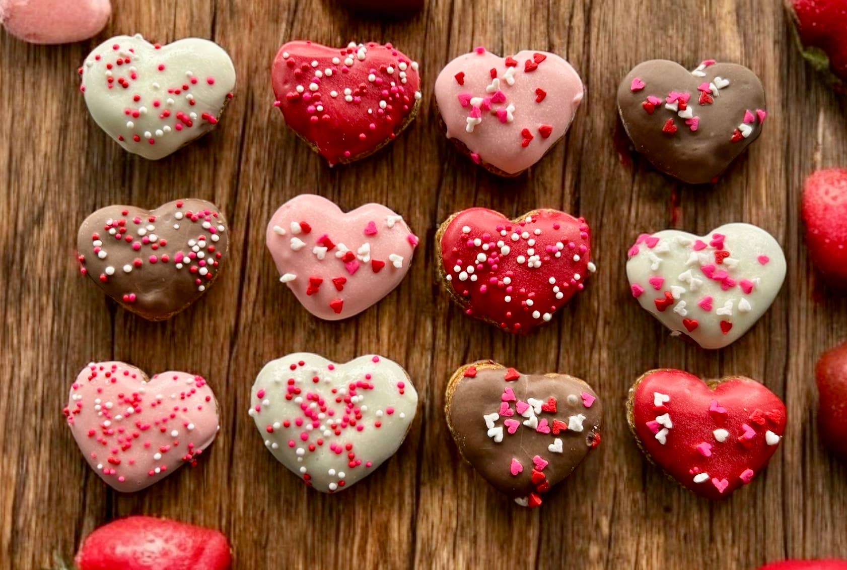 YumYum4DOGS - Wholesale Pet Treats - Dog - Mini heart Valentines dog treats1