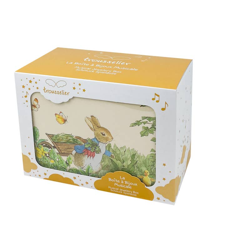 TROUSSELIER SAS - Wholesale Jewelry Box/Organizer - Kids - Peter Rabbit Musical Jewelry Box - Easter
