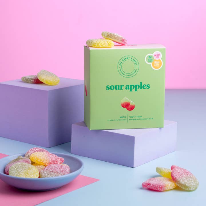 Coffret cadeau Sour Apples pour la vente par Ask Mummy & Daddy