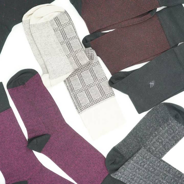 La Pèra – wholesale Strumpor - Herr – Mäns klassiska bambusockor Set med 3 par - Svart Plain