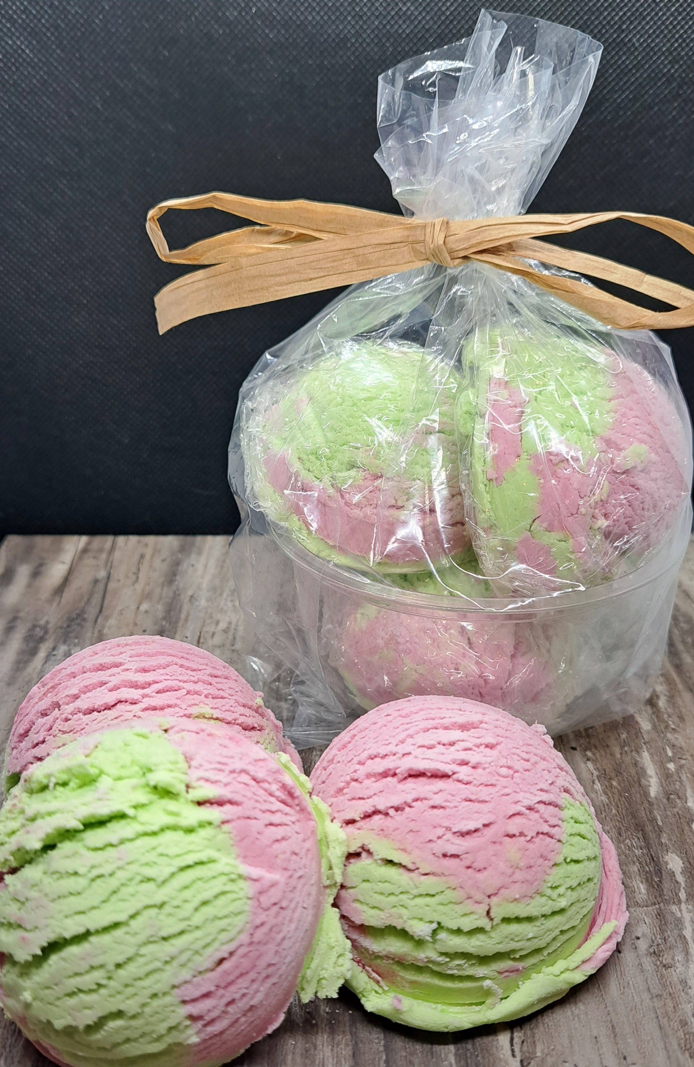 E's Handcrafted Soap & More - Wholesale Bubble Bath - Melon & Cucumber Solid Bubble Bath Scoops0
