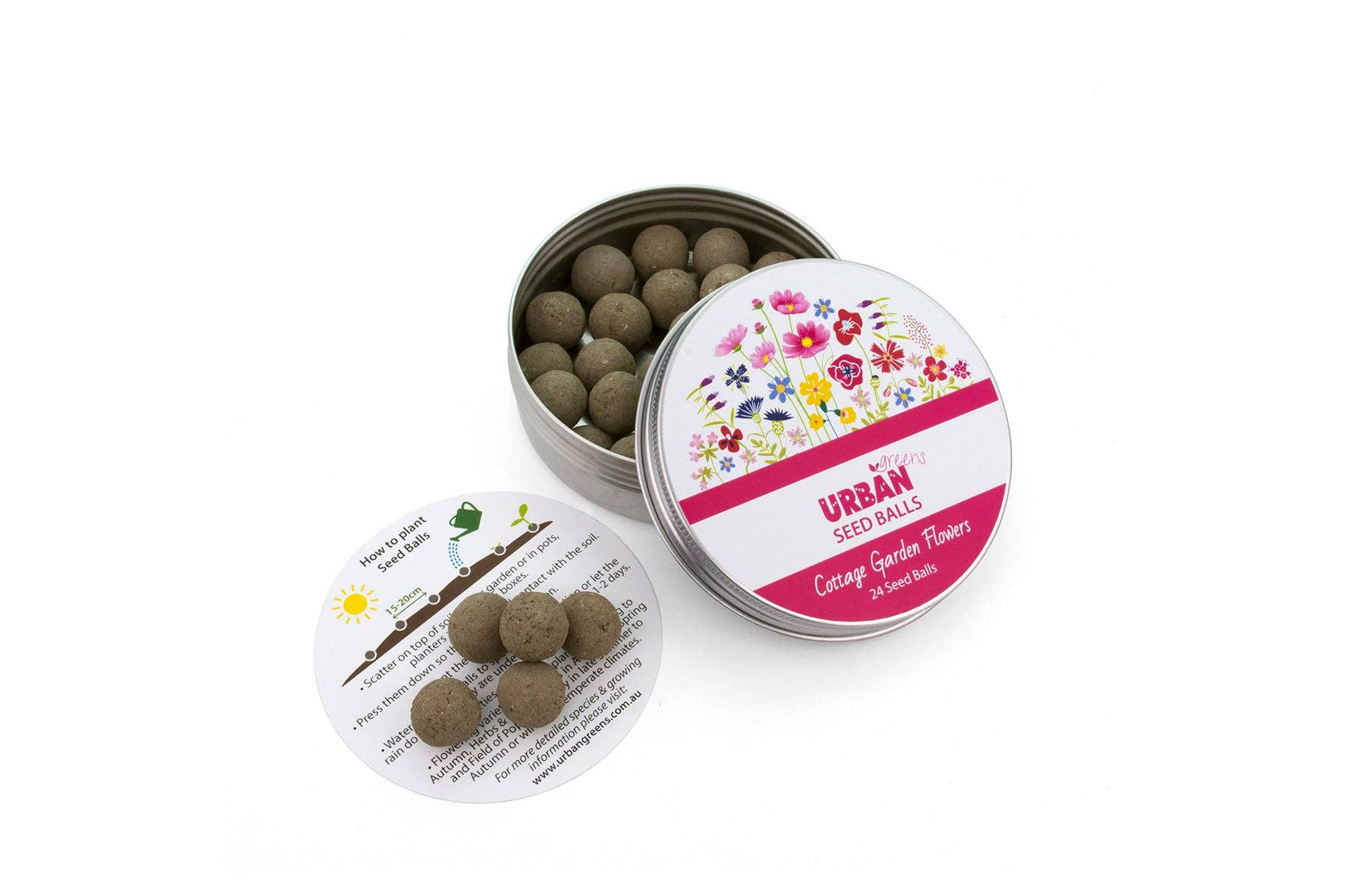 Urban Greens - Wholesale Plant Seeds - Seed Balls Counter Display including 30 Tins of Seed Balls12