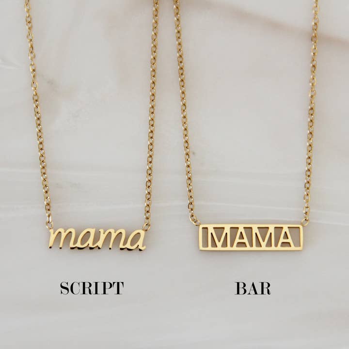 MAIVE - Wholesale Pendant/Charm Necklace - Mama Necklace - Mother's Day Gift