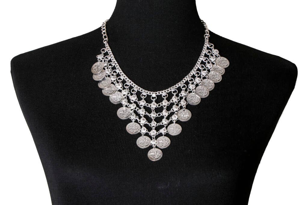 Western Fashion - Wholesale Pendant/Charm Necklace - Metal Mesh Necklace1