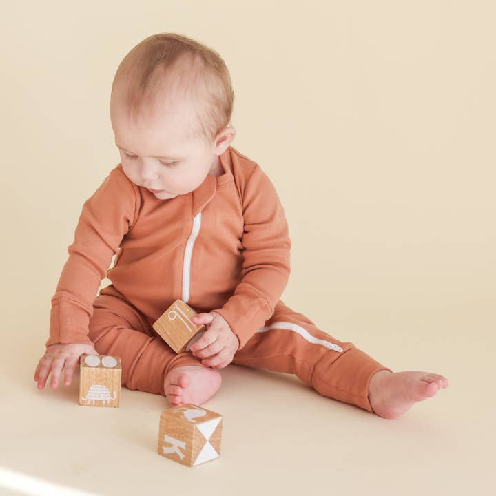 Parade Organics - Wholesale Jumpsuit - Baby - Essential Basic '2-Way' Zip Romper