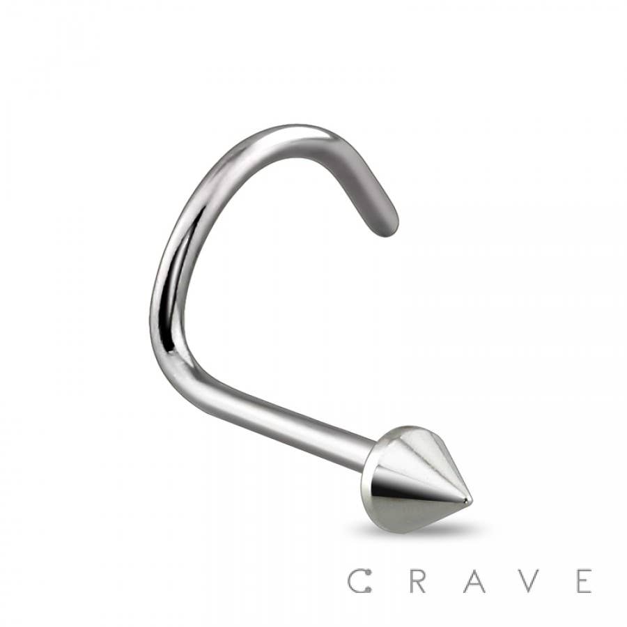 CRAVE - Vente Chaînes visage/corps - VIS DE NEZ 22GA, 20GA, 18GA 316L SS HAUTE POLIE3