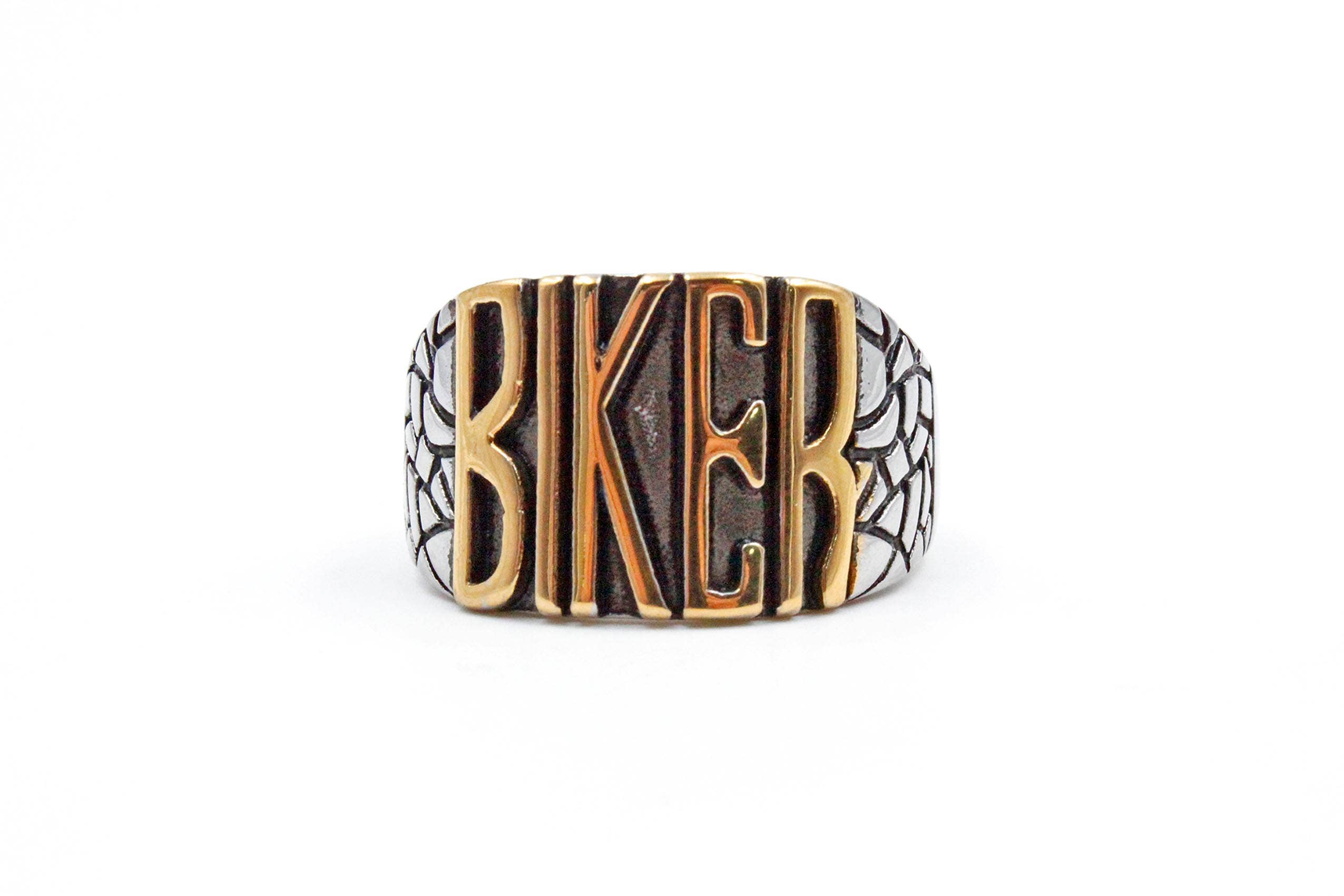 Awaken - Wholesale Band/Stacked Ring - BIKE-A-348 Letter Ring2