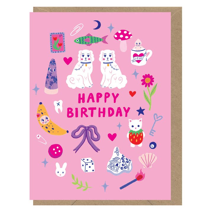 Earlybird Designs - Vendita all'ingrosso Biglietti di auguri - LITT1 Ciondoli di Compleanno - Mini Biglietto0