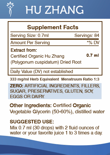 Secrets Of The Tribe - Wholesale Tincture - Hu Zhang Tincture1