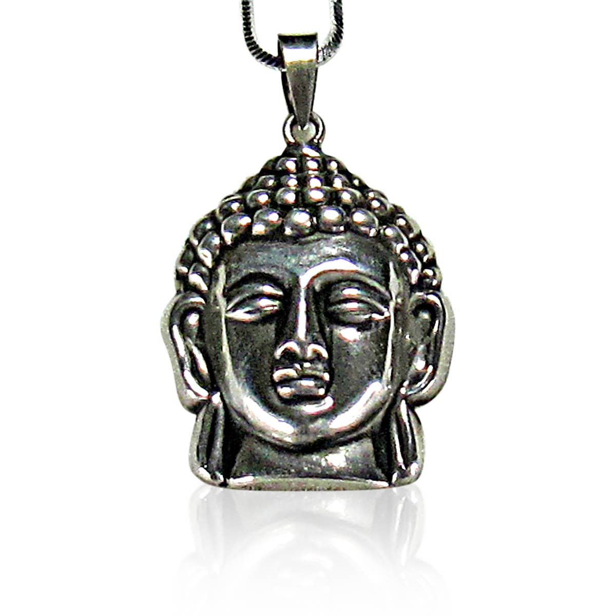 Vintage Addiction - Wholesale Pendant/Charm Necklace - Enlightening Silver Necklace0