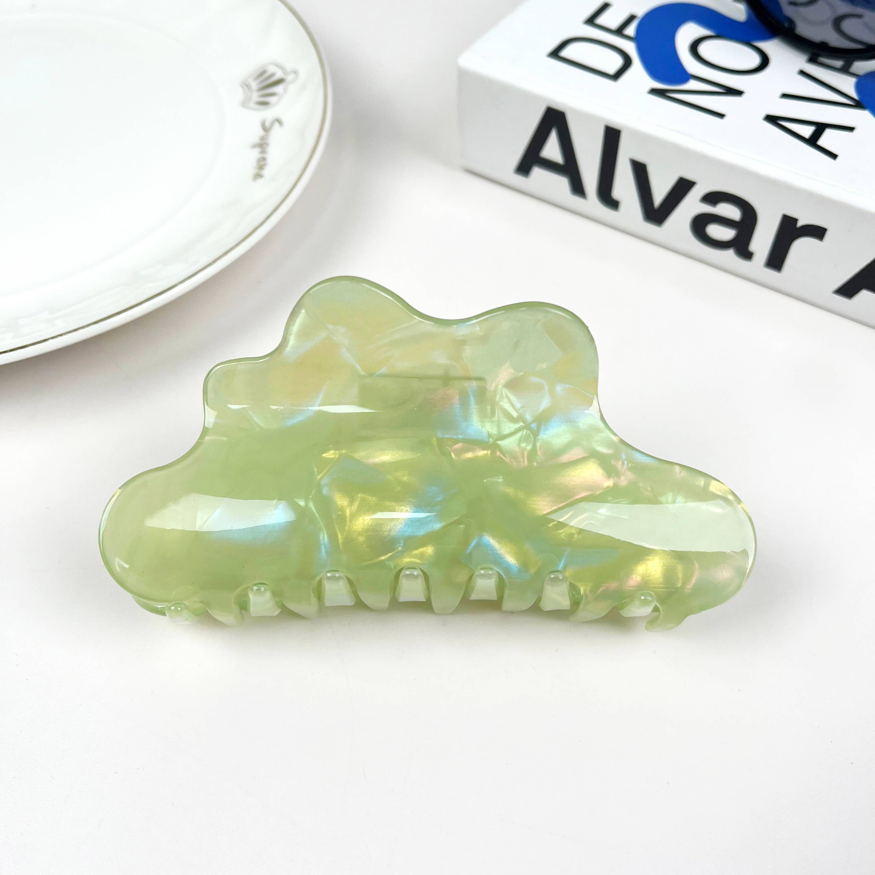 SoapElenGlen - Vendita all'ingrosso Fermaglio per capelli - Donna - Fermaglio per capelli a forma di nuvola sfumata, alla moda1