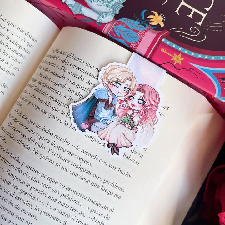 Evangeline & Jacks Fox & Dragon Magnetic Bookmark for wholesale by Alsace’s Art