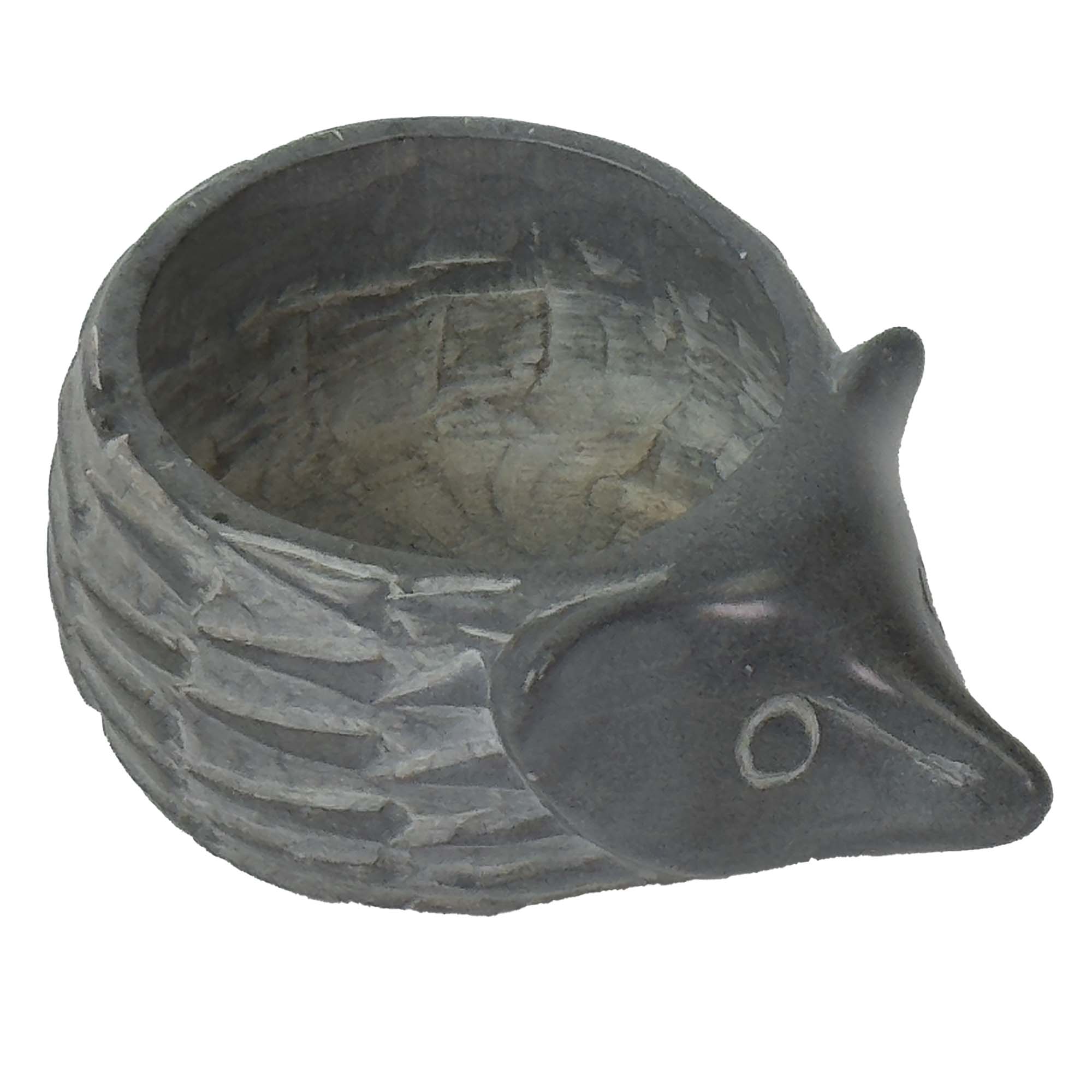 Global Crafts - Wholesale Decorative Plate/Dish/Bowl - Soapstone Hedgehog Bowl3