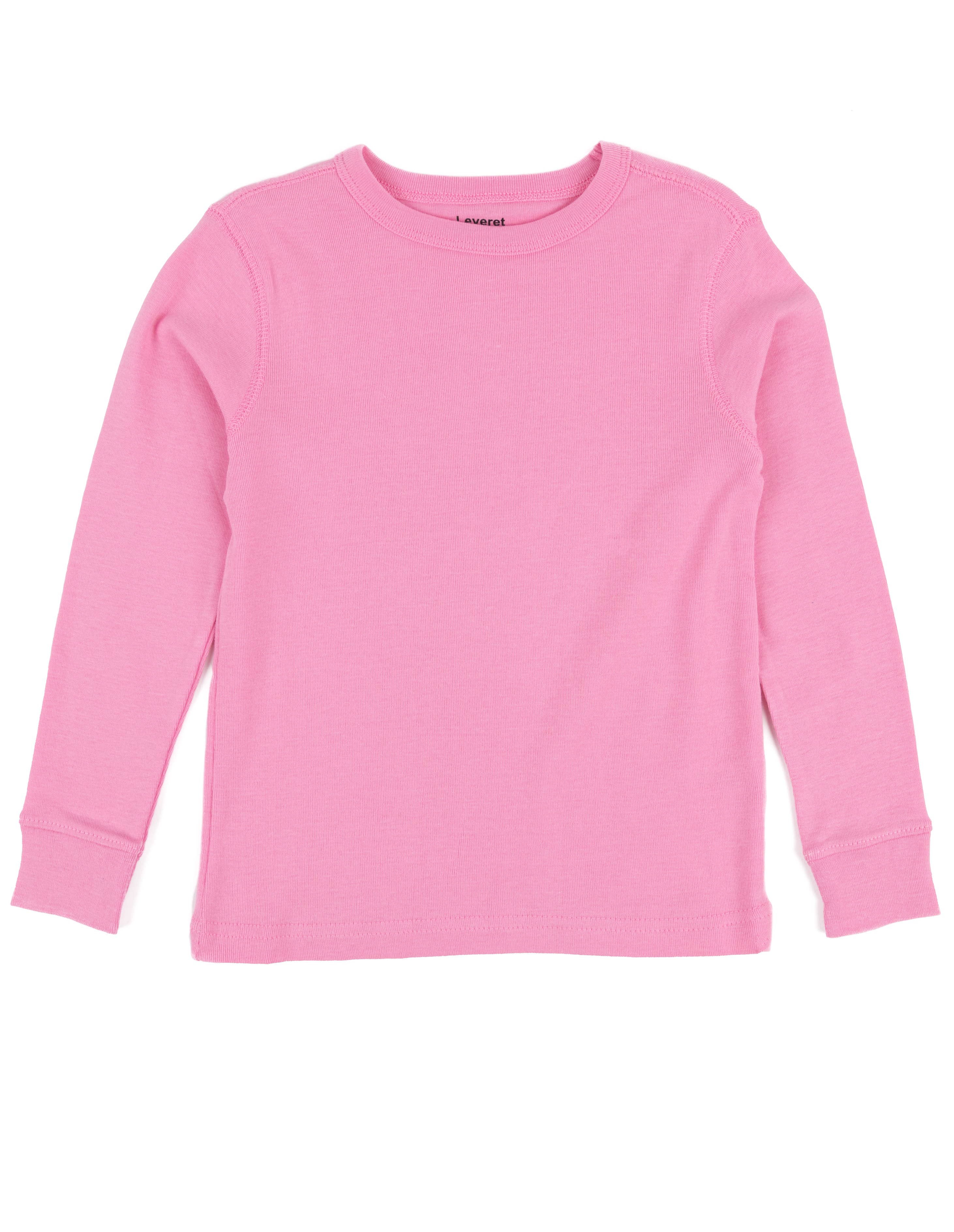 Leveret Pajamas – wholesale T-shirt – Kids – Kids Long Sleeve Cotton T-Shirt Basics Back to School Kids8