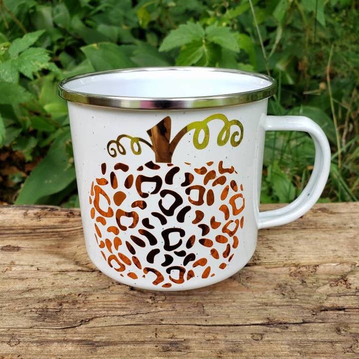 Superior Sweet Water - Venta al por mayor Taza - Taza de calabaza fogata, taza de café de guepardo de otoño, impresión de animales de otoño, taza de café de calabaza, taza de calabaza, café con leche con especias de calabaza, regalo para los amantes del otoño1