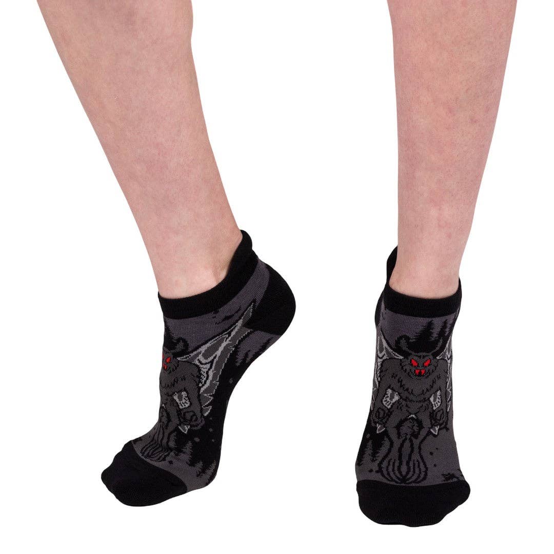 FootClothes LLC - Wholesale Socks - Unisex - Mothman Ankle Socks1