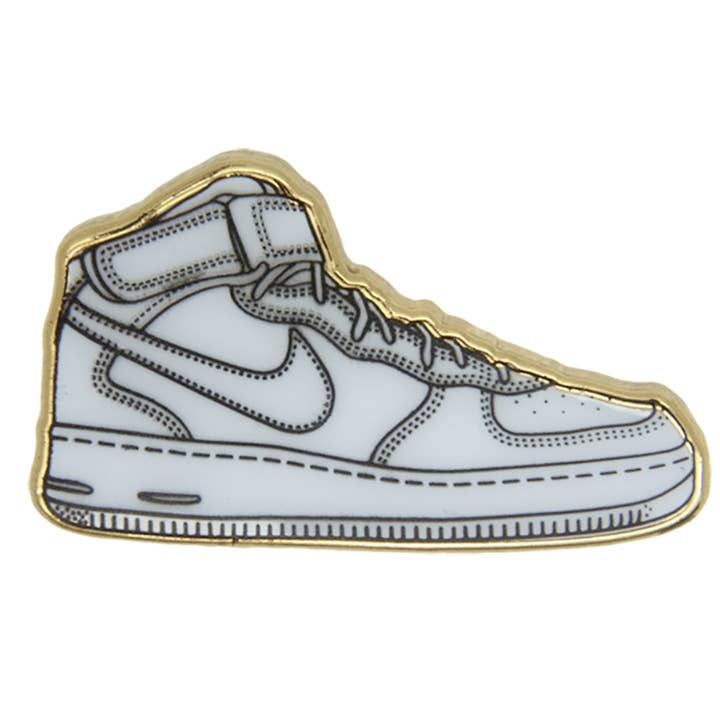 sneaker pin white for wholesale by Godert Amsterdam