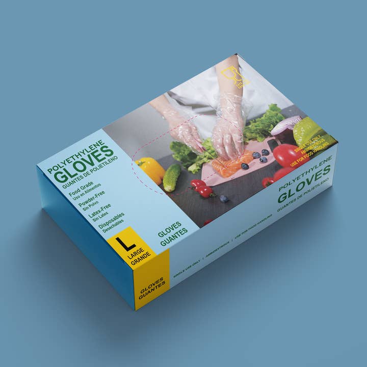 G & F Products - Wholesale Food Storage Wrap/Bag - Plastic Food service Gloves, 1000 pc11