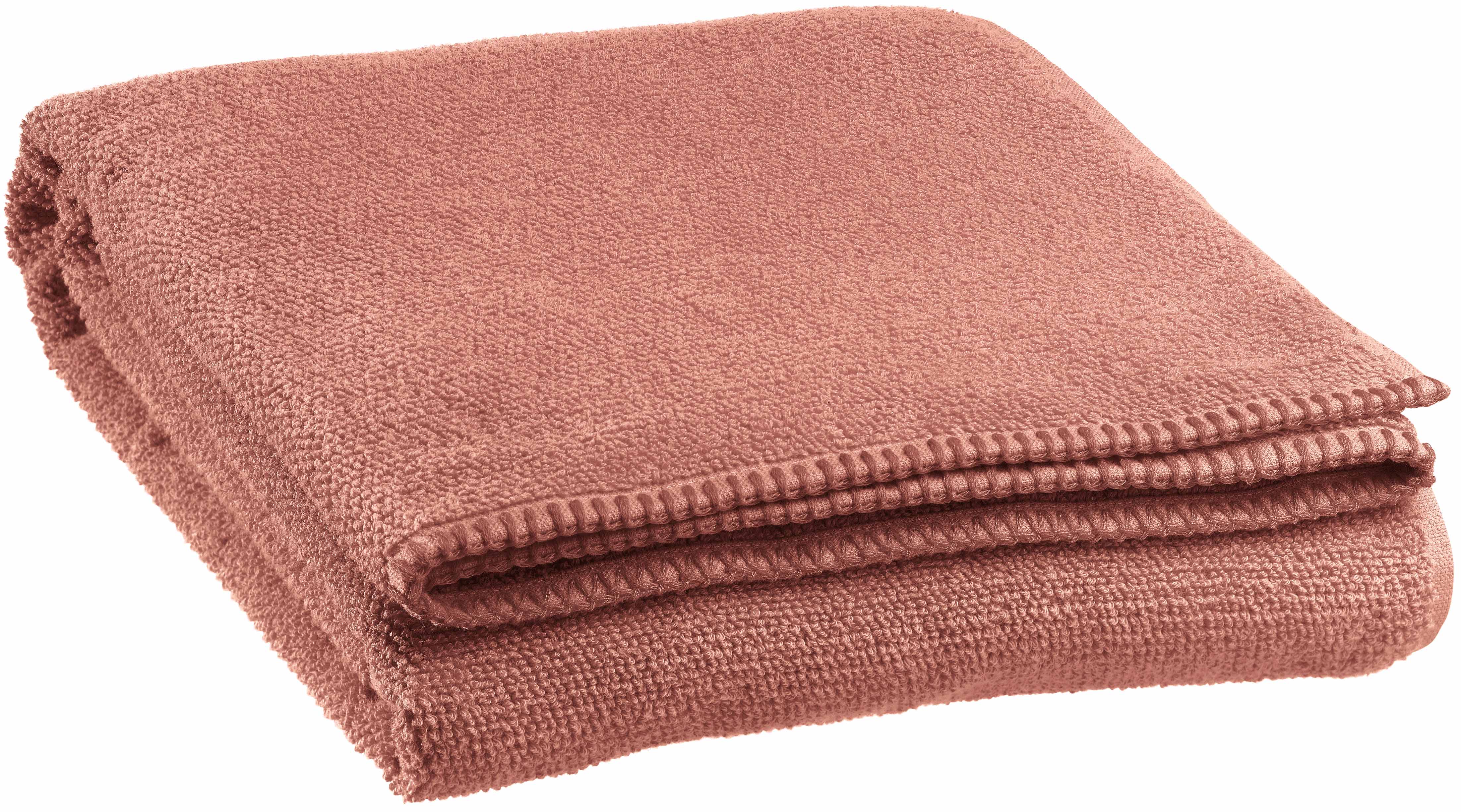 Maison Vivaraise & La Cerise sur le Gâteau - Wholesale Bath Towel - Bora Terracotta Bath Sheet 70 x 1300