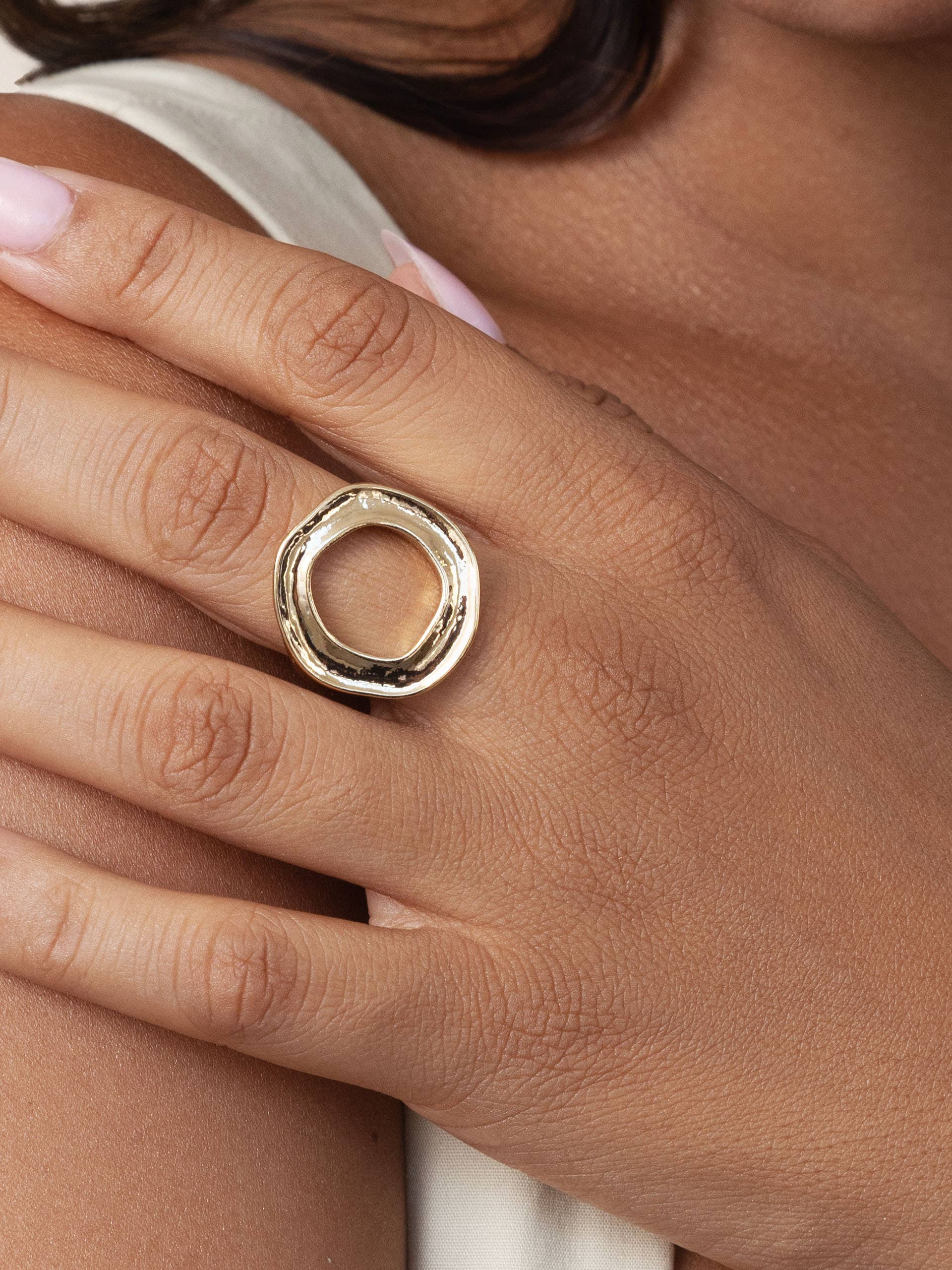 Ettika – wholesale Band/stacked ring – Open Circle Ring1