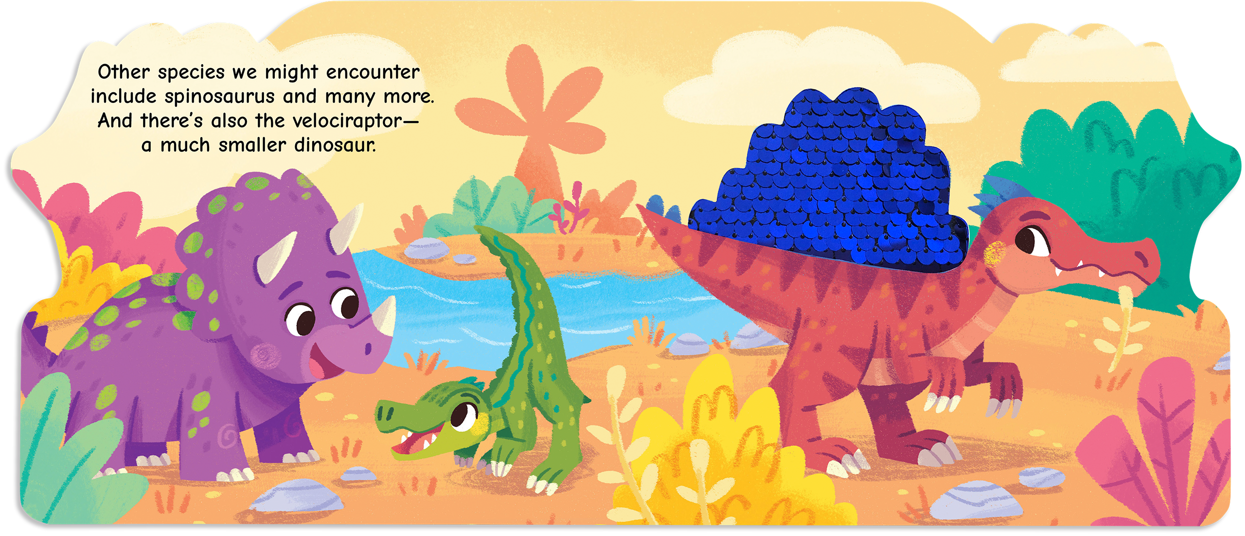 Little Hippo Books - Wholesale Baby & Toddler Book (0-2) - Dino Days with Triceratops3