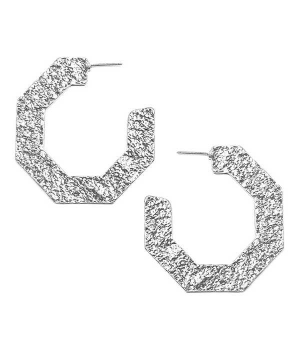 Jewelry Max - Wholesale Hoop Earrings - ( Q324 ) METAL EARRING