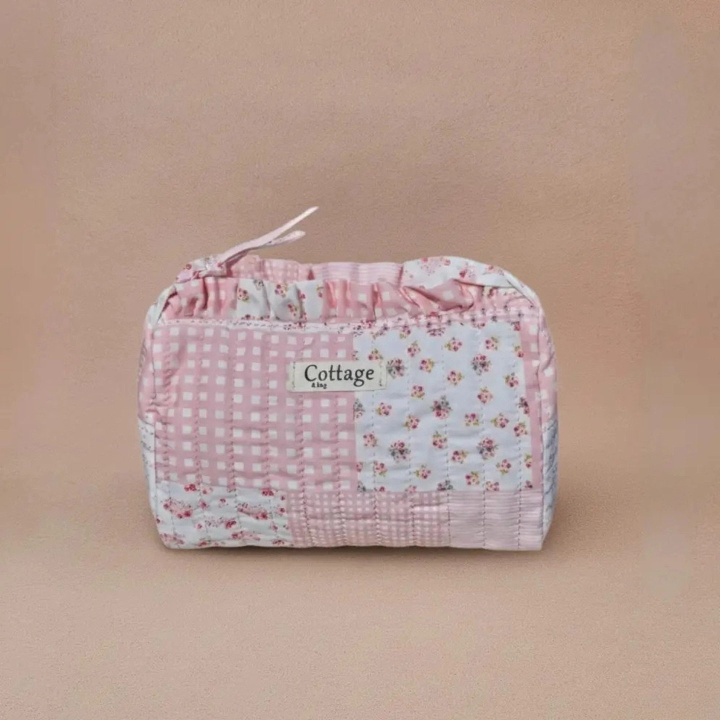 Royal marais - Venta al por mayor Bolsa para maquillaje - Neceser de maquillaje con volantes 100 % algodón3