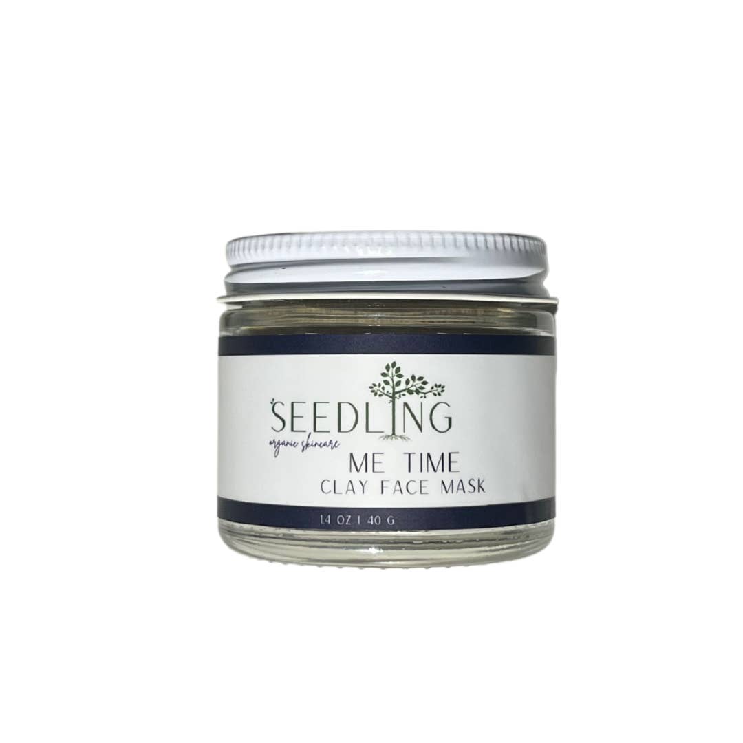 Seedling Organic Skincare - Wholesale Skincare Face Mask - Me Time - Detoxifying Clay Face Mask
