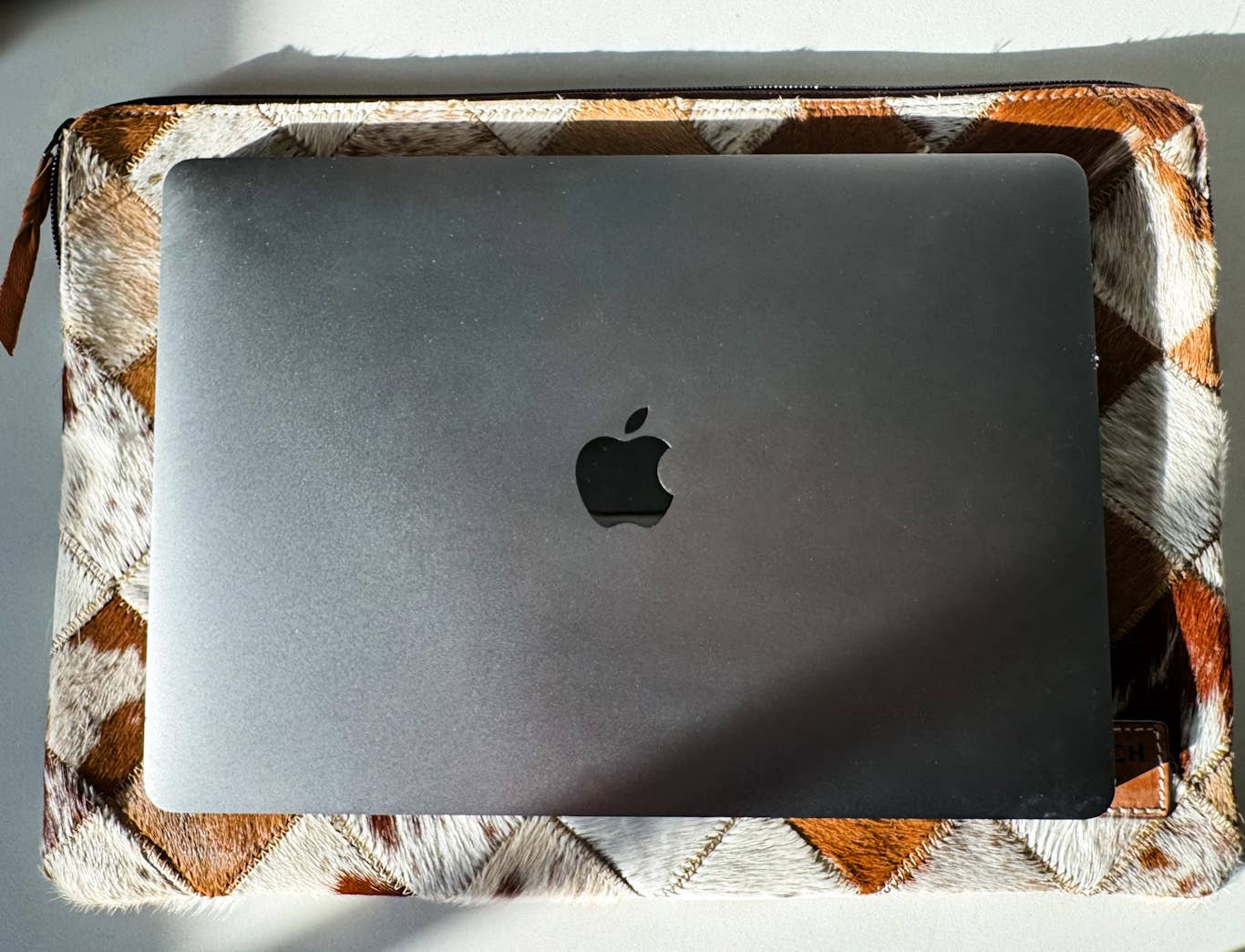 Boho Ranch Shop - Wholesale Laptop/Tablet Case - Unisex - BOHO LUXE LAPTOP tech sleeve computer bag hairon cowhide4