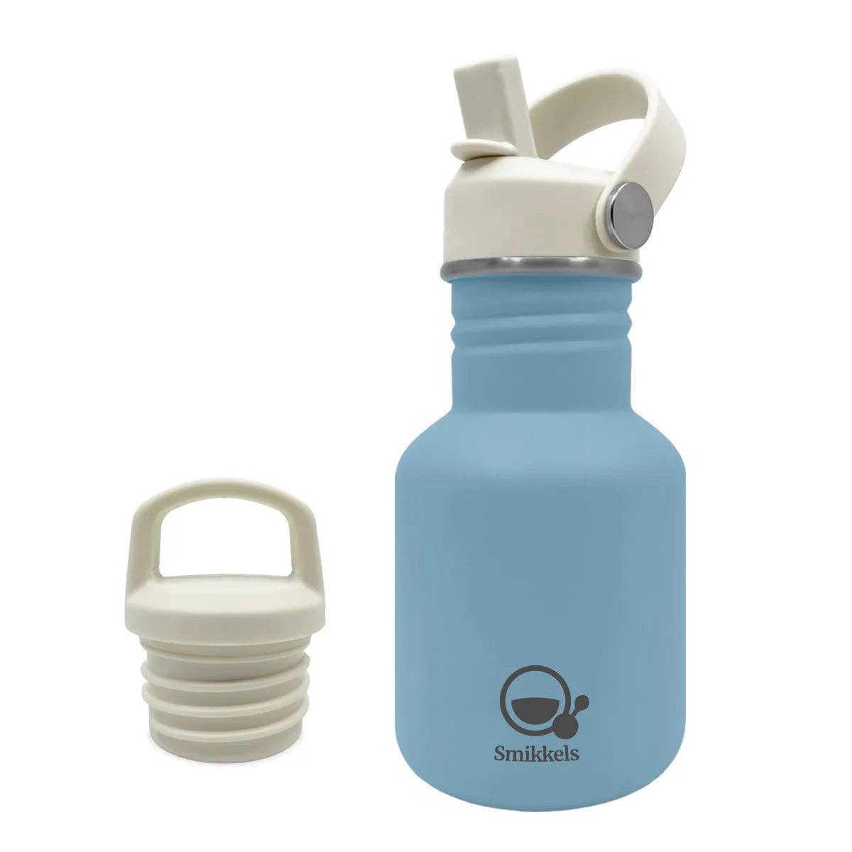 Smikkels - Wholesale Water Bottle - Stainless Steel Water Bottle with New Straw Lid - 350ml0
