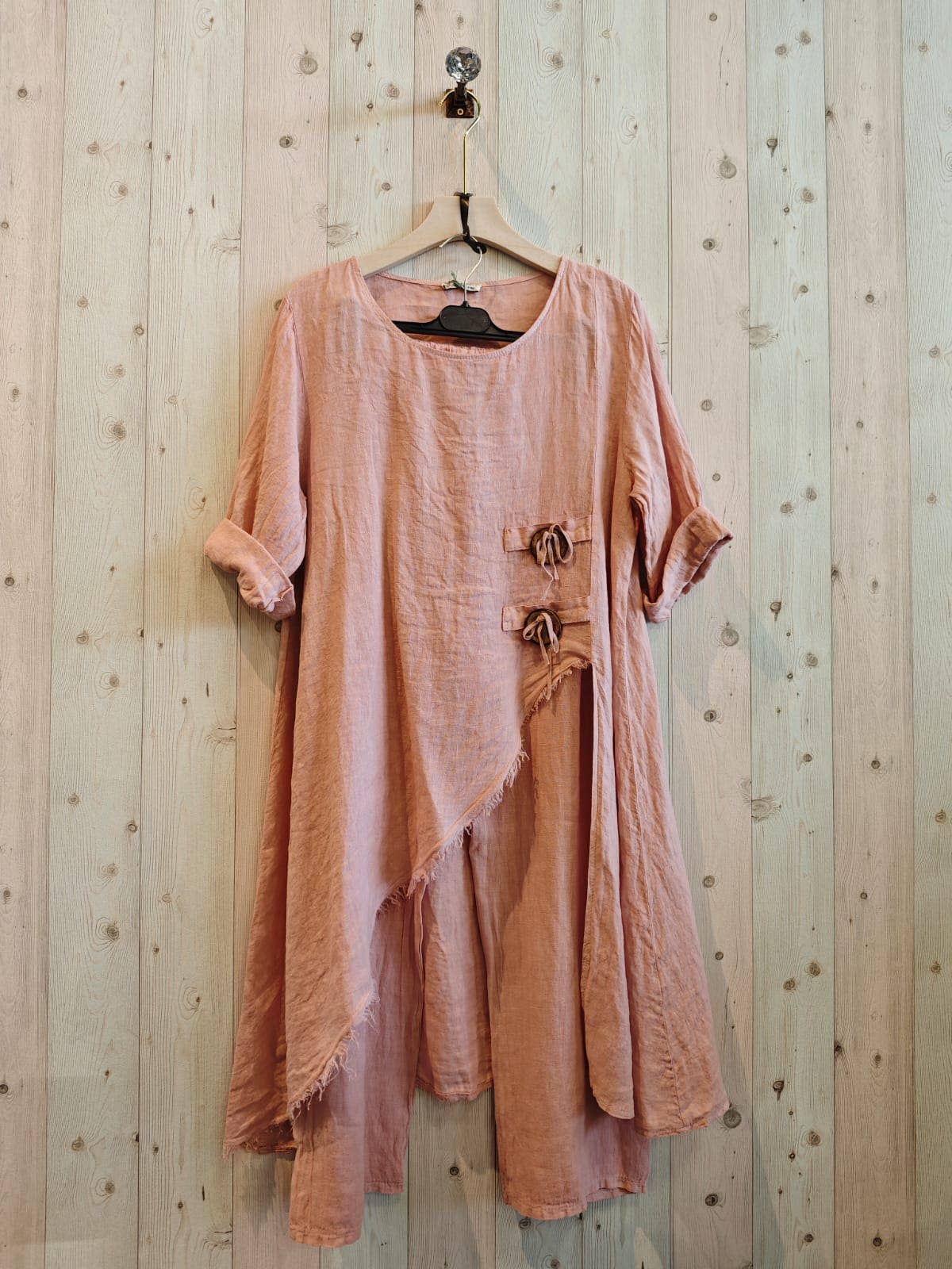 Linen & More - Wholesale Top & Pant Set (NOT Loungewear) - Women's - REF 17351 100% LINEN SET0