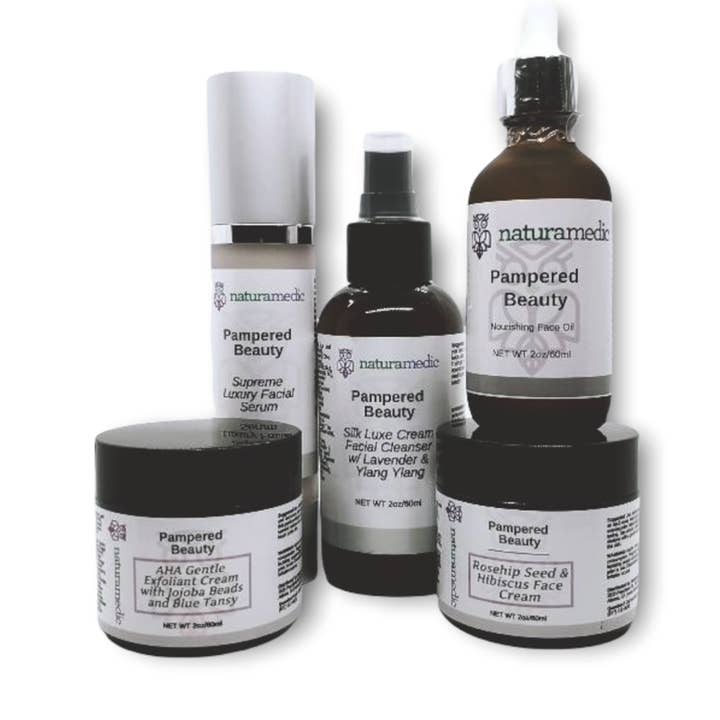 Régime de soins de la peau Pampered Beauty Total Luxury pour la vente par Naturamedic