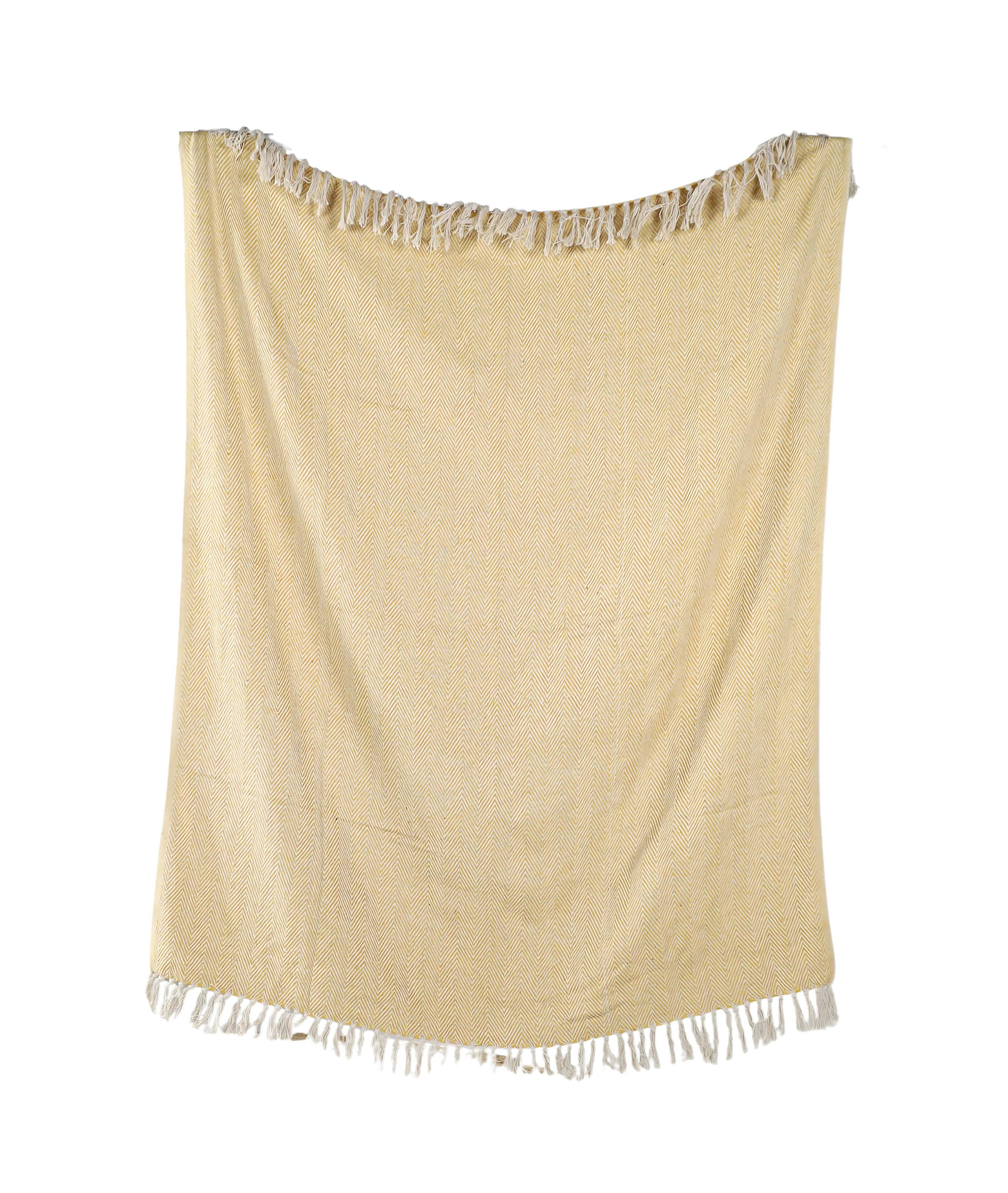 Urbane Hide - Wholesale Throw Blanket - Urbane Hide Mustard Yellow Plaid – Sofa Throw Cozy 125×150