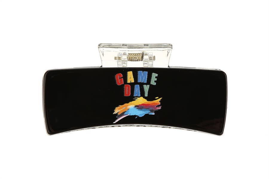 Nima Accessories Inc - Wholesale Hair Clip - Women's - Ladies 5 Assorted Colors Game Day Hair Claw Clip4