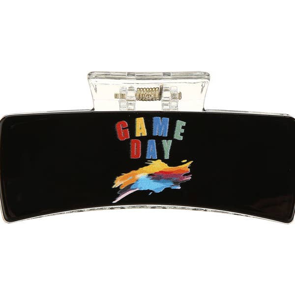 Nima Accessories Inc - Wholesale Hair Clip - Women's - Ladies 5 Assorted Colors Game Day Hair Claw Clip4