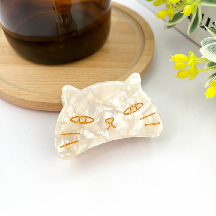 TheDivaSoap - Wholesale Hair Clip - Women's - Cute Cat Hair Clip, Acetate Animal Claw Clip