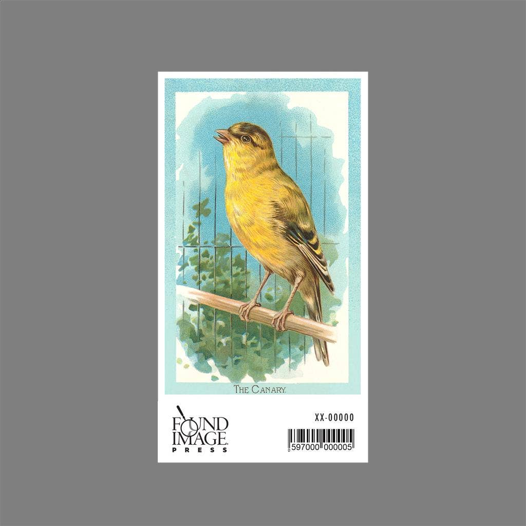Found Image Press - Wholesale Sticker - Sticker BD-14 Canary1