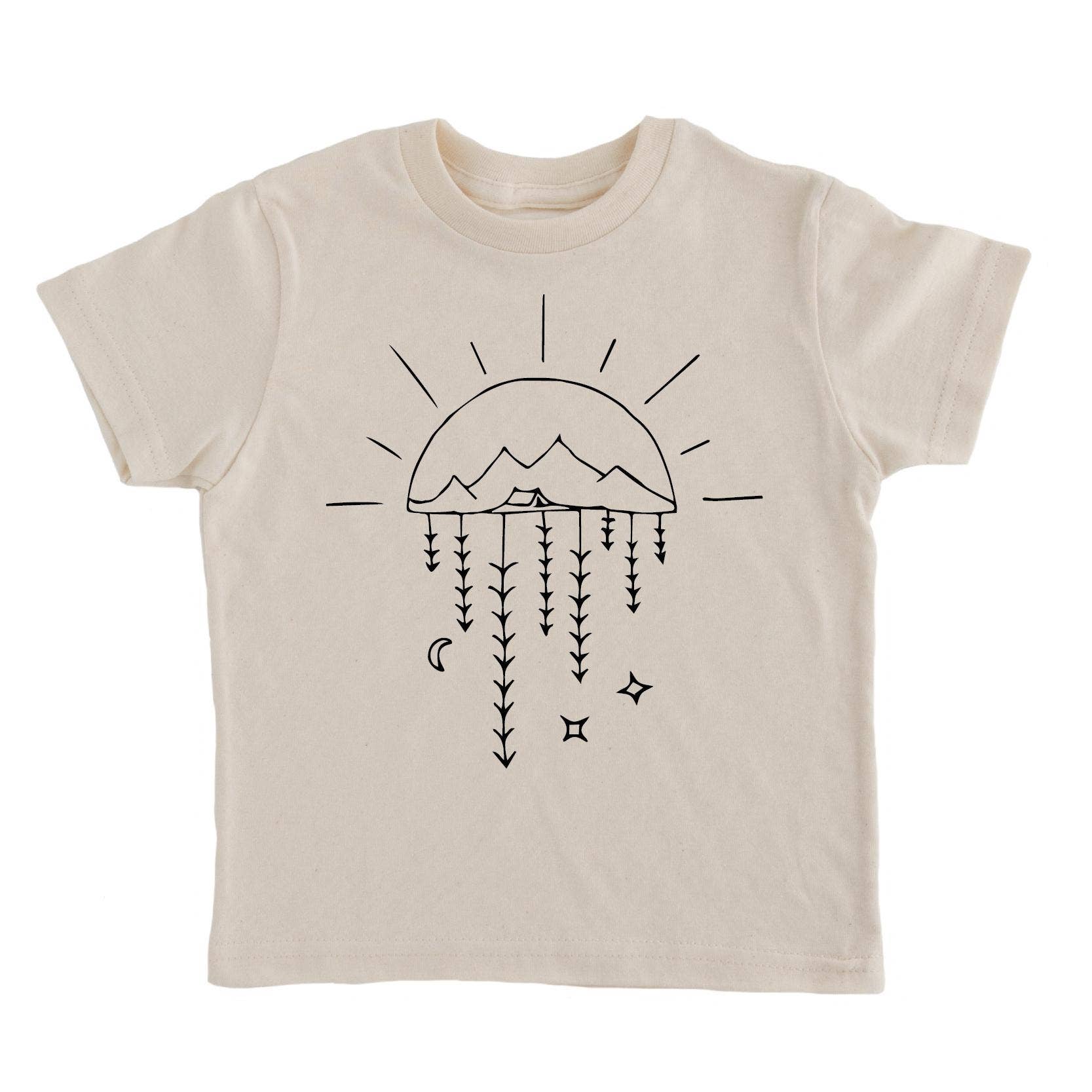 Nature Supply Co - Wholesale Screen Printed T-Shirt - Kids - Reflection Camp T shirt | Kids Graphic Tee | Kids Clothes6