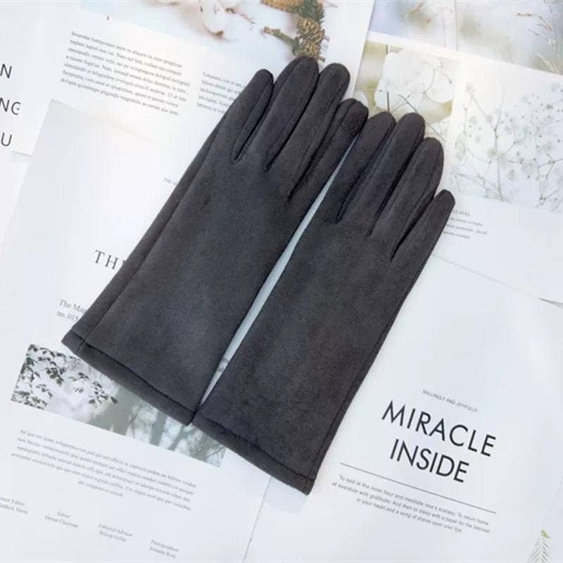 LINETA - Wholesale Gloves - Women's - ST-3013 Plain glove with touch screen 14