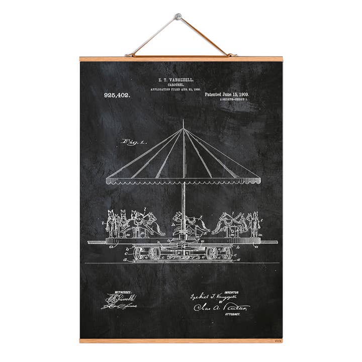 Ilustración con imagen en rollo n.º 332/Patente/Carrusel para venta al por mayor de Eicie