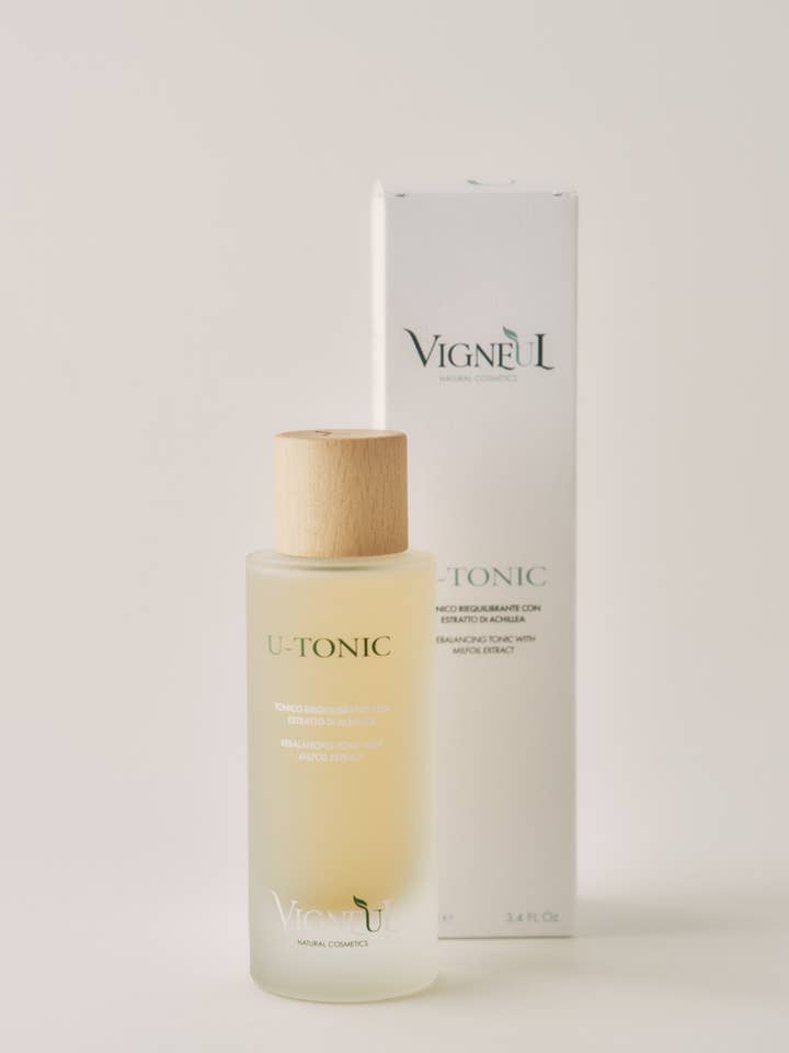 U-TONIC Balancing Tonic with Yarrow Extract for wholesale by VIGNEUL Natural Cosmetics