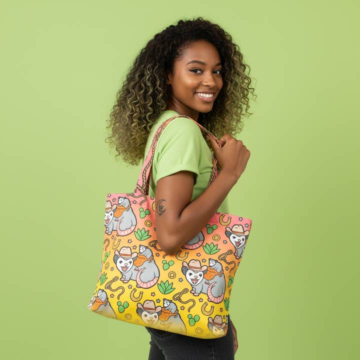 LuxCups Creative - Wholesale Tote Bag - Women's - Possum Posse Tote Bag1